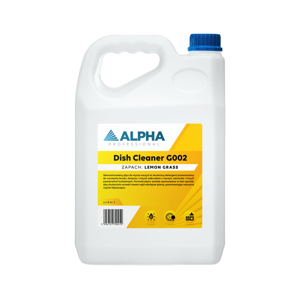 Alpha Dish Cleaner 5l Lemon Grass