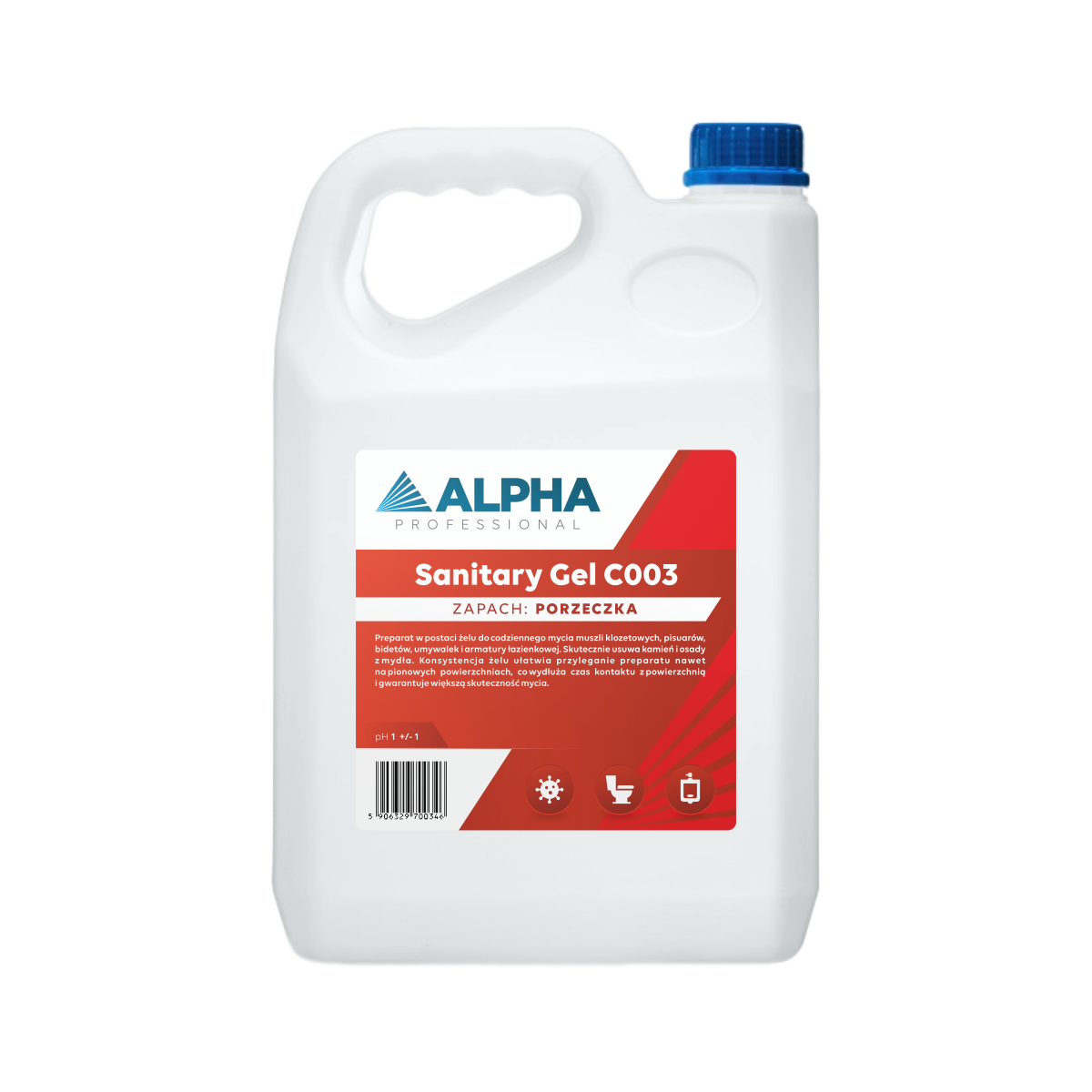 Alpha Sanitary Gel 5l